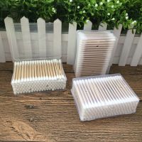 棉簽盒裝兩頭用實(shí)木竹制棉簽棉球清潔護(hù)理跌打損傷口擦拭衛(wèi)生棉棒