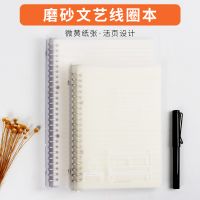 A5 B5 A4 微諾活頁本PP磨砂透明A5可替換芯學(xué)生B5白領(lǐng)筆記記事本子 活頁筆記本