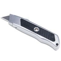 得力(deli)鋅合金T型刀片美工刀 裝修工具刀(適用切割塑料墻紙等) 銀色2101
